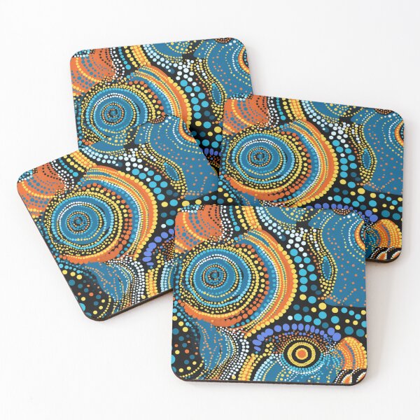 Item preview, Abstract aboriginal art designed and sold by Vilemo.