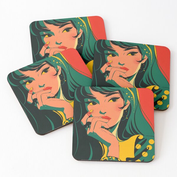 Item preview, Chica con pelo verde designed and sold by Rebelka.