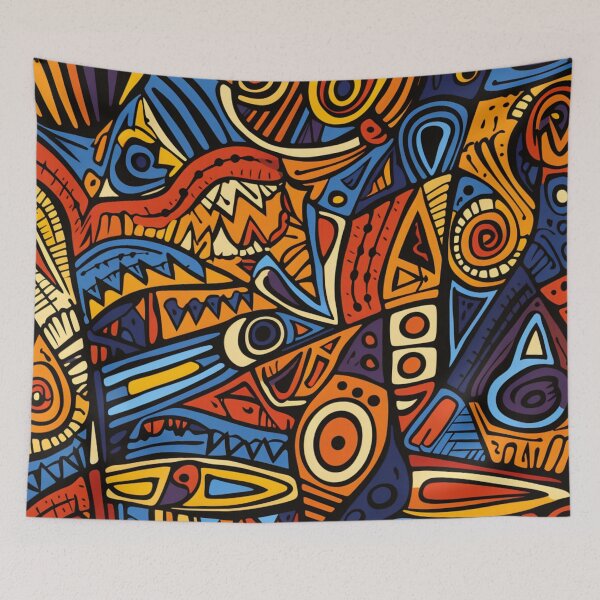 Item preview, Abstract aboriginal art designed and sold by Vilemo.