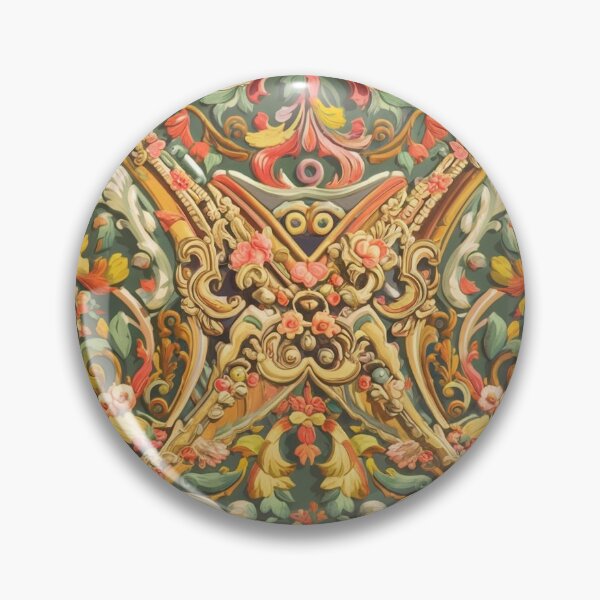 Item preview, Victorian era  inspired intricate floral pattern  designed and sold by metebf.