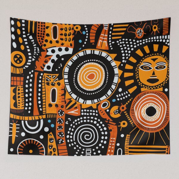 Item preview, Abstract aboriginal art designed and sold by Vilemo.