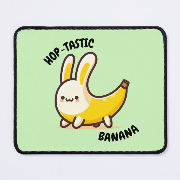Item preview, Hop-tastic banana - cute banana rabbit designed and sold by Funny-Banana.