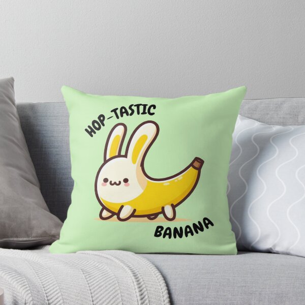 Item preview, Hop-tastic banana - cute banana rabbit designed and sold by Funny-Banana.