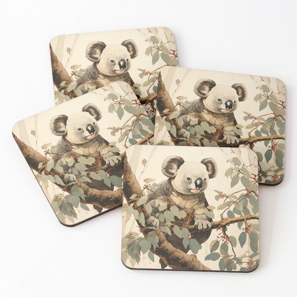 Item preview, 1700s edo ukiyo e style Japanese traditional pr koala   designed and sold by edessaart.