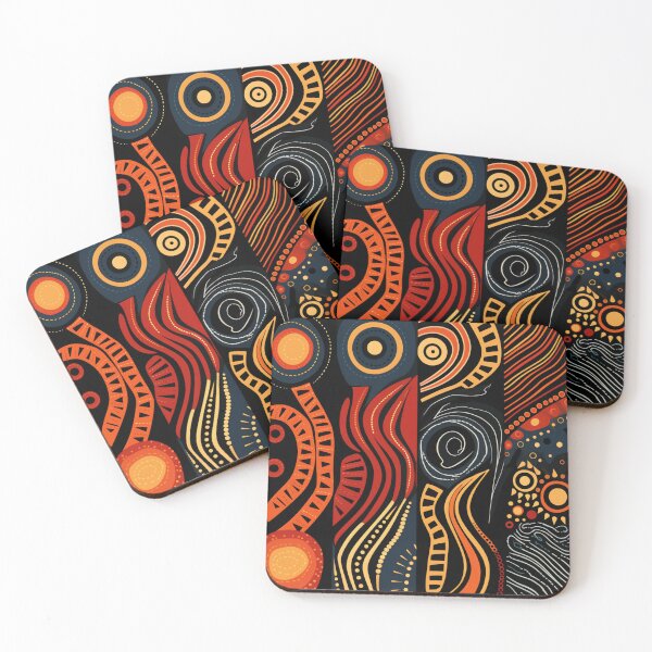 Item preview, Abstract aboriginal art designed and sold by Vilemo.