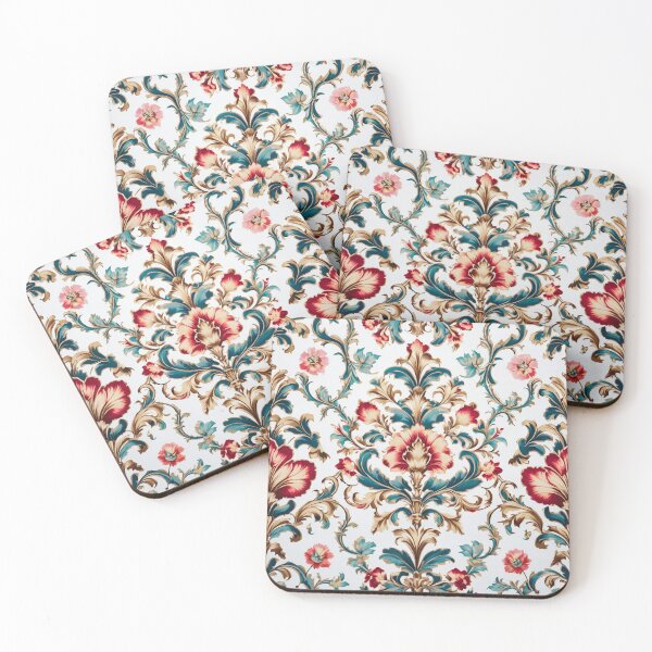 Item preview, Victorian era  inspired intricate floral pattern  designed and sold by metebf.