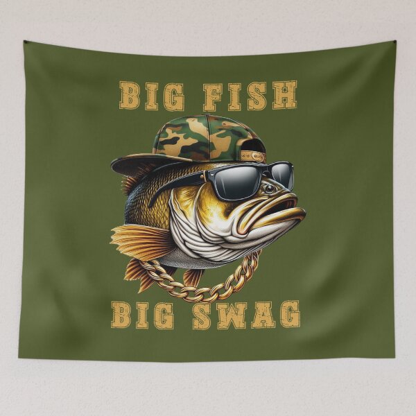 Item preview, Big Fish, Big Swag designed and sold by ART-HOME-PAWS.