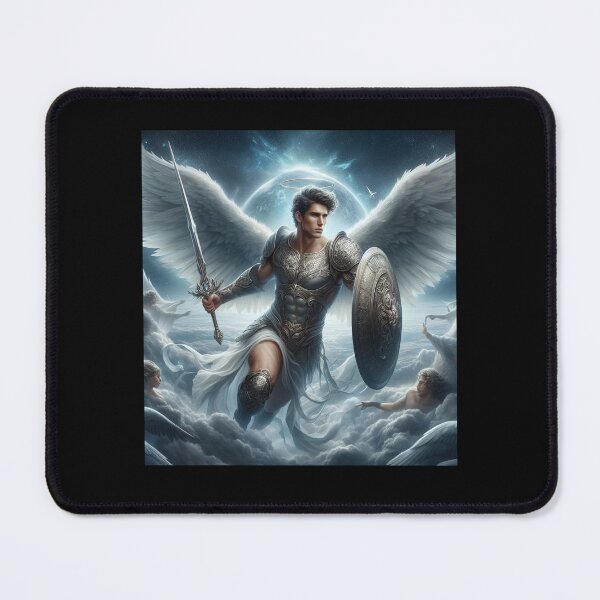 Item preview, Angel in Clouds with Sword designed and sold by MysticOzzy.