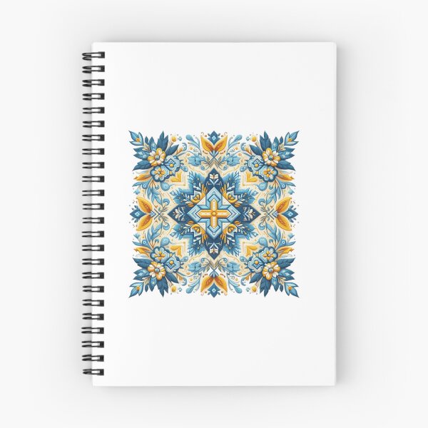Item preview, Ukrainian Embroidery Floral Ornament Yellow Blue Flowers Ukrainian Souvenir For Her designed and sold by FunnySunny T-Shirts.