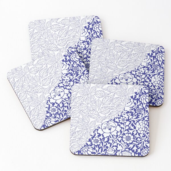 Item preview, Unique Blue Floral Pattern, Cool Blue, Cute and Funky, Hippie Floral designed and sold by mamahellfire31.
