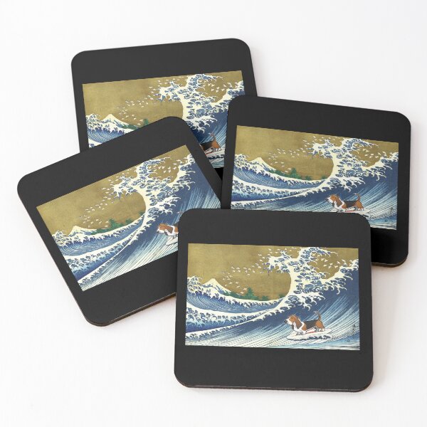 Item preview, Basset Hound Surfing designed and sold by ouchmypancreas.