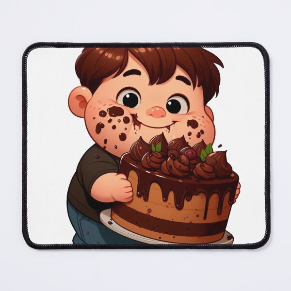 Item preview, Bruce Bogtrotter eating cake designed and sold by MarElfArtelier.