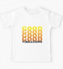 Camiseta para niños Buenas vibraciones - Retro