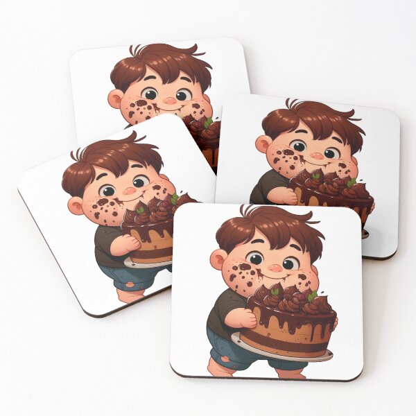 Item preview, Bruce Bogtrotter eating cake designed and sold by MarElfArtelier.