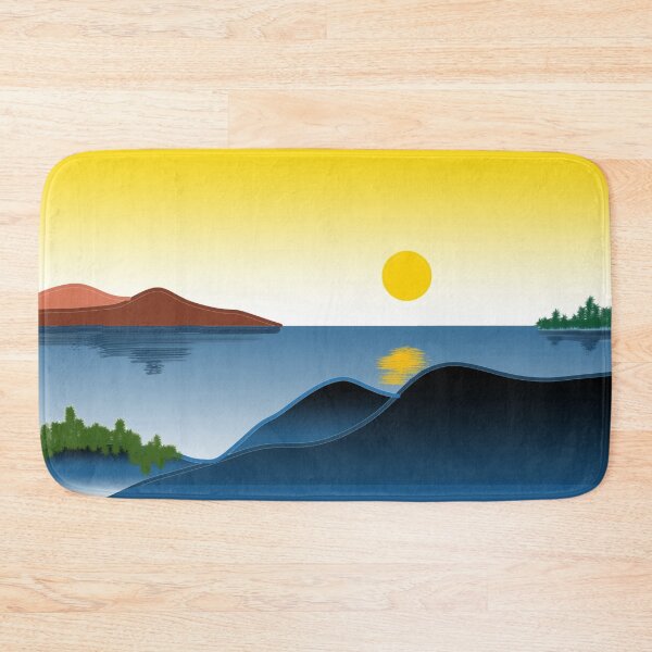Item preview, Sunset (Retro Style Landscape Art) designed and sold by joeycastaneda.