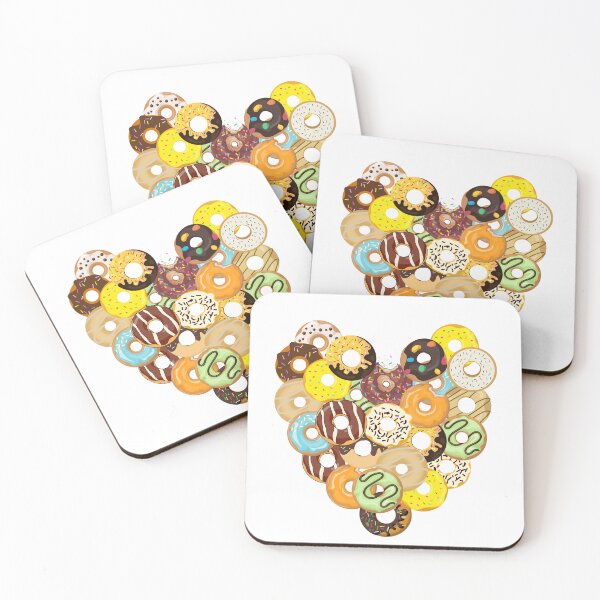 Item preview, Heart of donuts designed and sold by InverseArt.