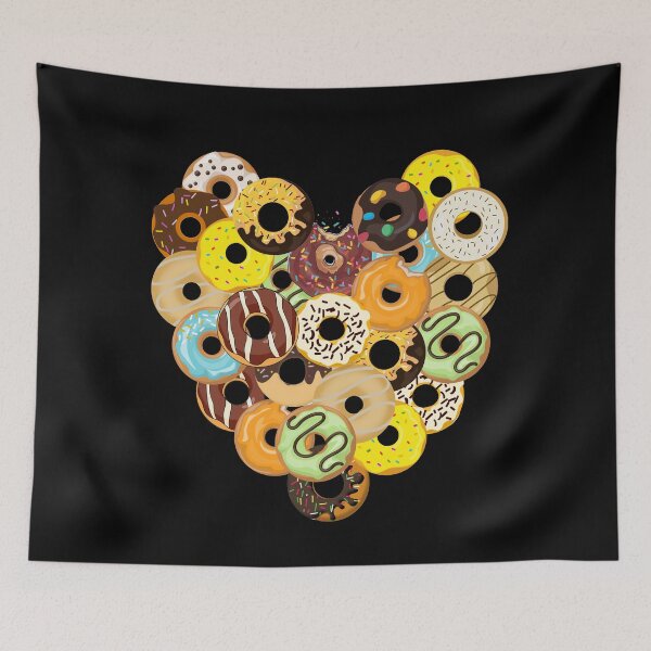 Item preview, Heart of donuts designed and sold by InverseArt.