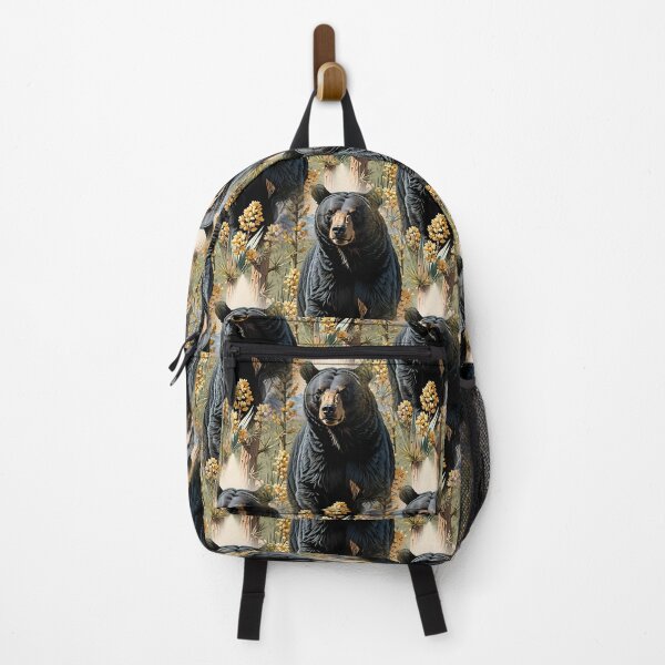 Item preview, Bear Surrounded By Yucca flower New Mexico State Pattern 1 designed and sold by taiche.