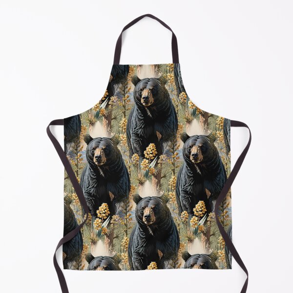 Item preview, Bear Surrounded By Yucca flower New Mexico State Pattern 1 designed and sold by taiche.