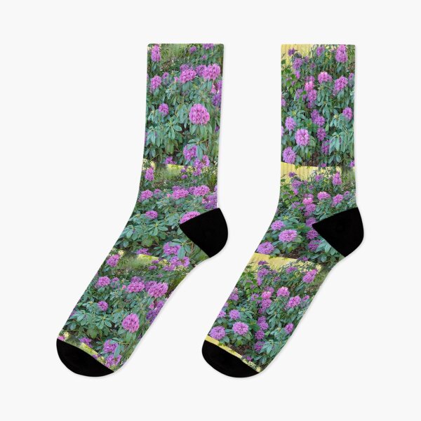 Item preview, Violet flowers in spring park designed and sold by lusiakotowska.