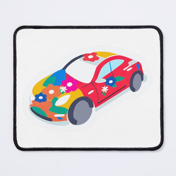 Item preview, Colorful Flowers Grow on Cars designed and sold by KINGSMILESTORE.
