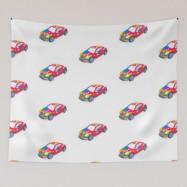 Item preview, Colorful Flowers Grow on Cars designed and sold by KINGSMILESTORE.