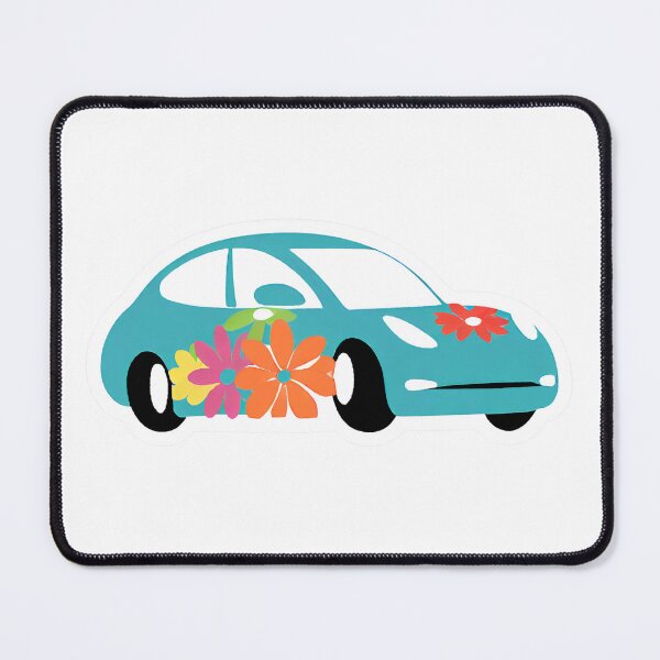 Item preview, Flowers Grow on the Blue Car designed and sold by KINGSMILESTORE.