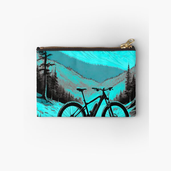 Item preview, Glacial Ride: MTB Adventure in Blue Icy Mountains designed and sold by GrizzlyCollective.