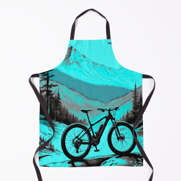 Item preview, Glacial Ride: MTB Adventure in Blue Icy Mountains designed and sold by GrizzlyCollective.