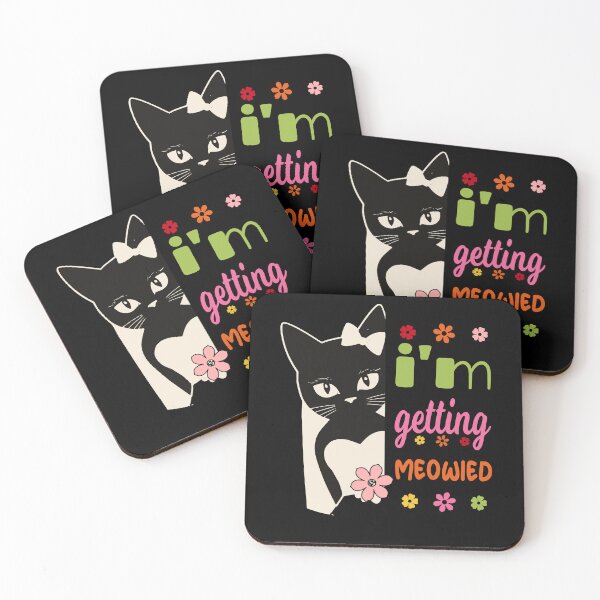 Item preview,  I'm Getting Meowied designed and sold by KaiLabsArt.