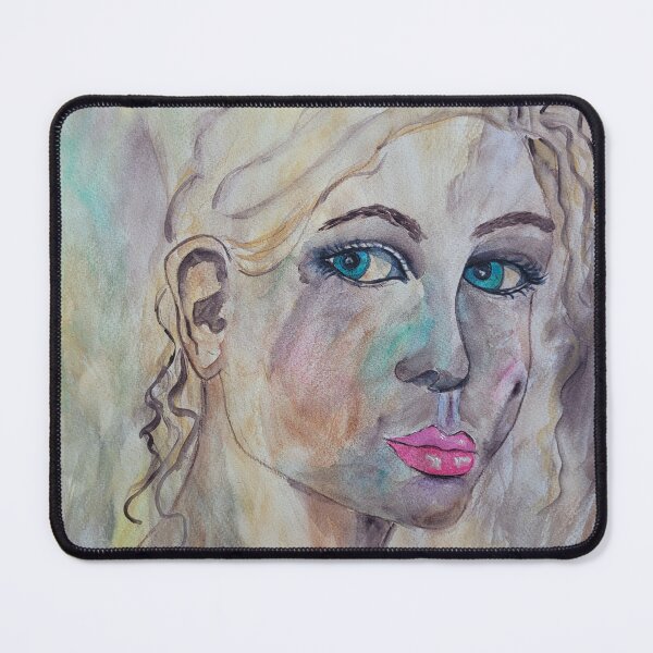 Item preview, Mysterious woman portrait designed and sold by margikunst.