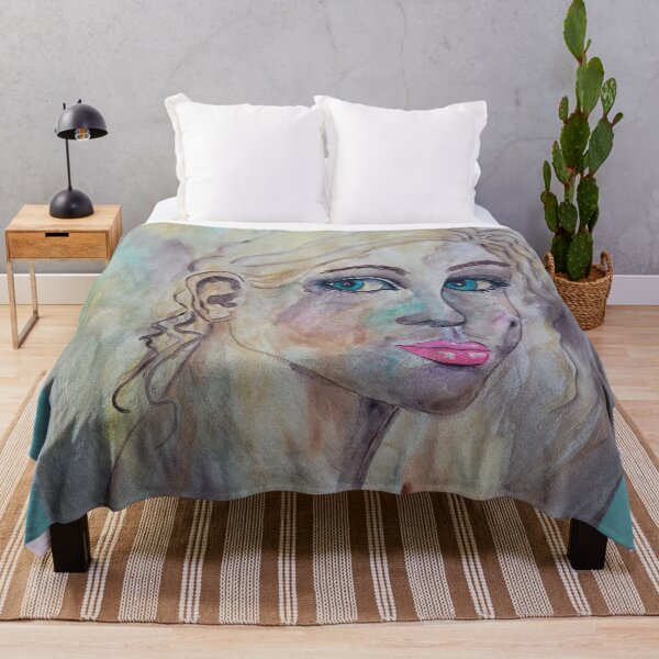 Item preview, Mysterious woman portrait designed and sold by margikunst.