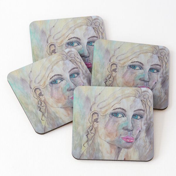 Item preview, Mysterious woman portrait designed and sold by margikunst.