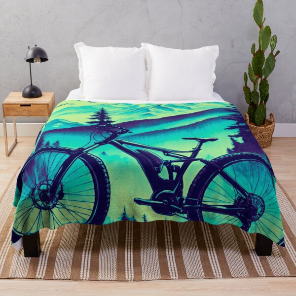 Item preview, Frosty Ascent: Winter MTB Ride on the Mountainside designed and sold by GrizzlyCollective.