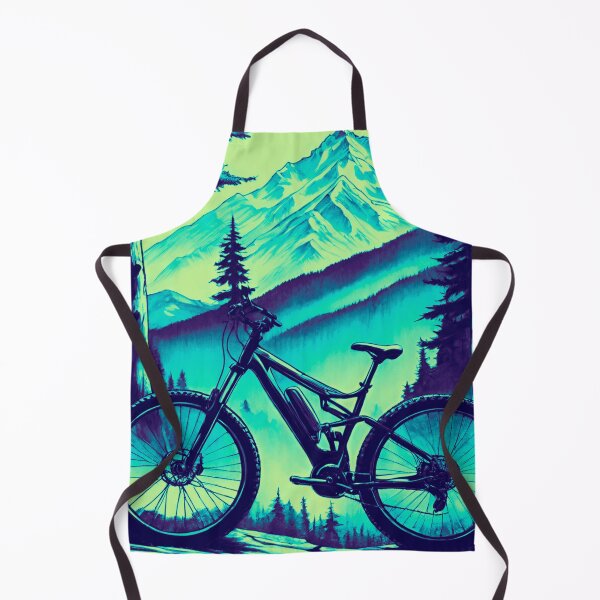 Item preview, Frosty Ascent: Winter MTB Ride on the Mountainside designed and sold by GrizzlyCollective.