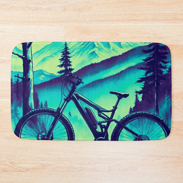 Item preview, Frosty Ascent: Winter MTB Ride on the Mountainside designed and sold by GrizzlyCollective.