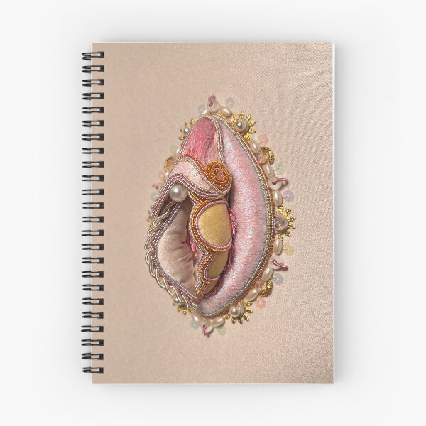 Item preview, Hand Embroidered Vulva Fiber Sculpture  designed and sold by Gina Brankovic.