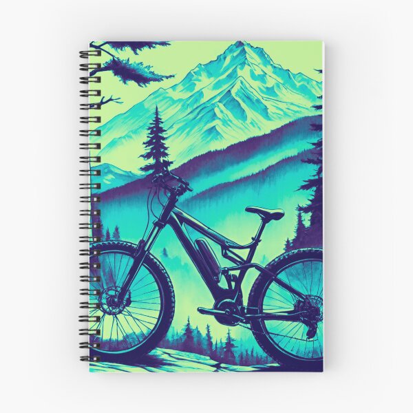 Item preview, Frosty Ascent: Winter MTB Ride on the Mountainside designed and sold by GrizzlyCollective.