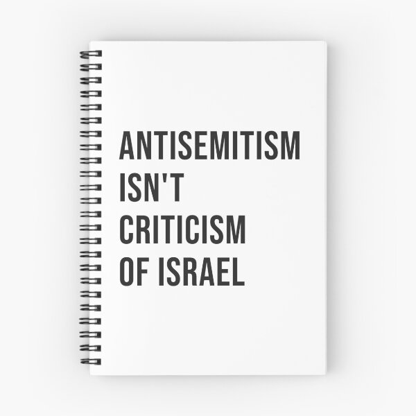 Item preview, Antisemitism Is Not Criticism of Israel (black) designed and sold by ThatIsSomething.