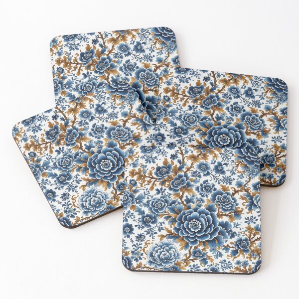 Item preview, Asian dynasties   inspired intricate floral pattern  designed and sold by metebf.