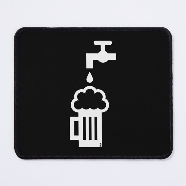 Item preview, Beer Mug With Tap (Keg Beer / Draft Beer / Draught Beer / White) designed and sold by MrFaulbaum.