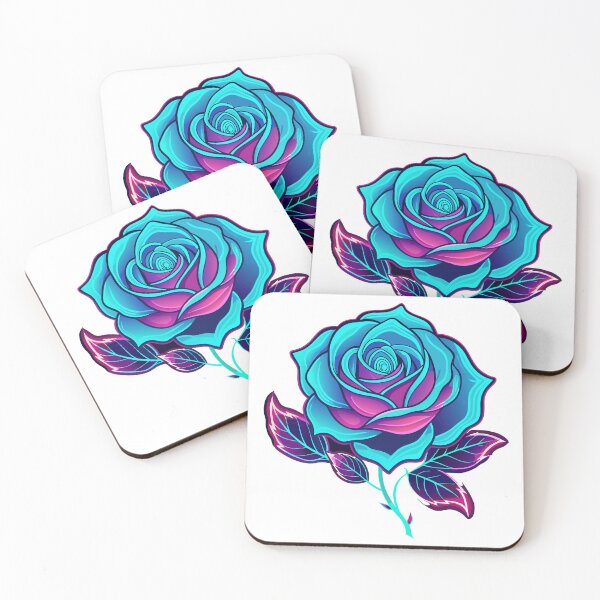 Item preview, neon glowing roses designed and sold by pranod2272.