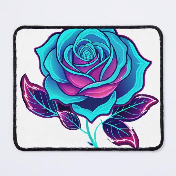 Item preview, neon glowing roses designed and sold by pranod2272.
