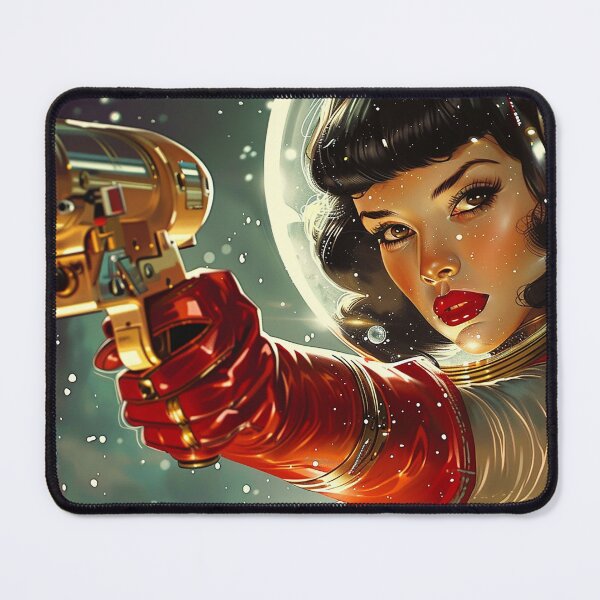 Item preview, Laser Gun Pinup Girl designed and sold by StarlingsCrown.