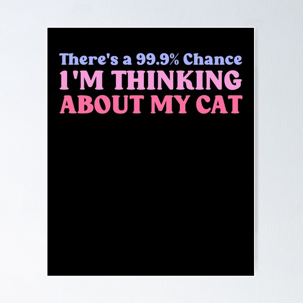 Item preview, Thinking About My Cat designed and sold by PetSafari.