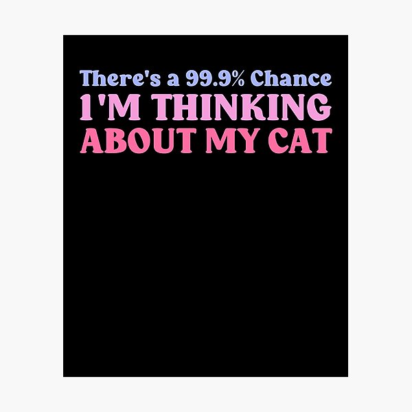 Item preview, Thinking About My Cat designed and sold by PetSafari.