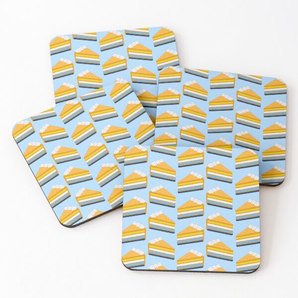 Item preview, Pattern of Delicious Slices of Aromantic Asexual Cake designed and sold by AroAxel.