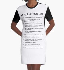 12 Regeln für das Leben T-Shirt Kleid