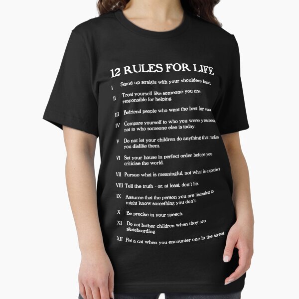Item preview, 12 rules for life - Jordan Peterson designed and sold by LibertyTees.