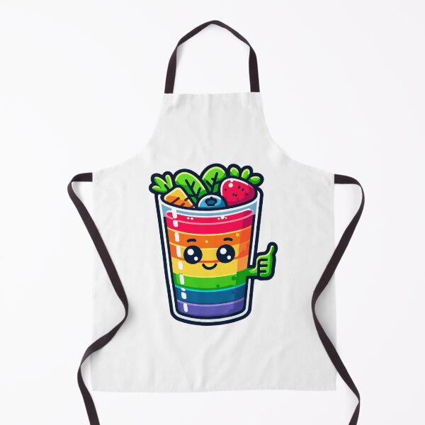 Item preview, Thumbs Up Rainbow Smoothie Cartoon designed and sold by Akioos.